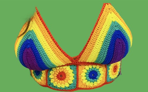 Top pride crochet - pride, bikini
