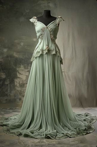 Vintage green wedding - green,