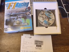 DGM F1 RACING SIMULATION VIDEOGIOCO VINTAGE BIG BOX  CD ROM   PC ITA