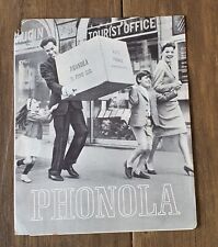 Depliant Phonola Saronno Milano TV Radio Televisione 1960 Giradischi Tecnologia