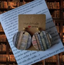Orecchini Libri Lettura