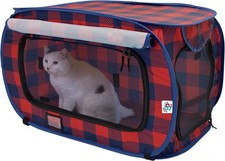 Cuccia da viaggio portatile per cani e gatti con pad | Impermeabile, pieghevole, 80 cm