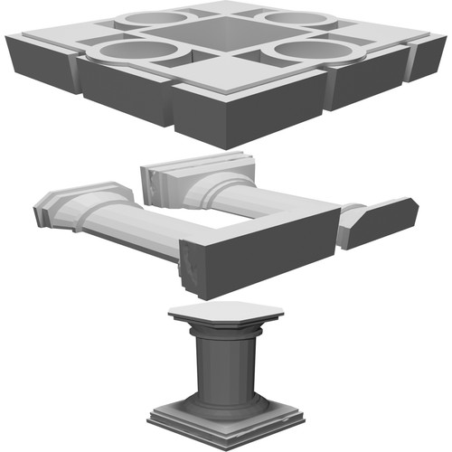 Base pilastro per - base, openforge