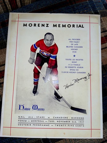 1937 nhl hockey howie - nhl,