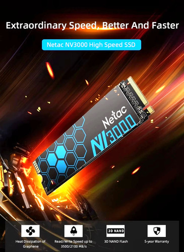 Netac nv3000 nvme ssd - nvme, m2