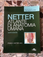 Atlante di anatomia umana - 6° Edizione - Frank Netter Libro come nuovo
