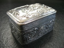 Barattolo argento 800 tabacco