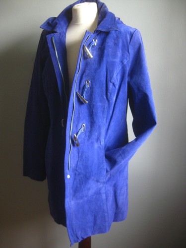 Vintage pelle cappotto parka - vintage,