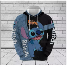 Felpa con cappuccio Stitch