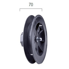 Puleggia in plastica per rullo
