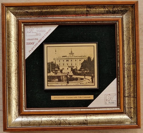Quadro argento 800 placcato - quadro,