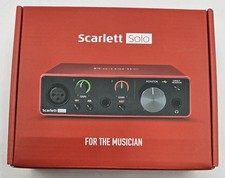 Focusrite Scarlett Solo 3rd Gen. USB-C Interfacce MIDI - Rosso