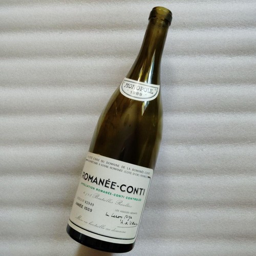 Romanée conti 1989 empty - romanée-conti,