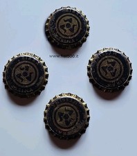 4X Tappo A Corona D'epoca