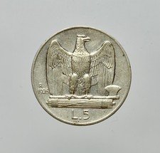 VITTORIO EMANUELE III 1901-1943 -AG/ 5 LIRE 1926  RARA !