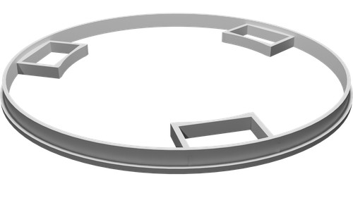 Distanziale montaggio ring - distanziale, o-ring