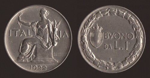 Buono lira 1922 - buono,