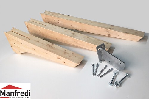 Kit mensola legno lamellare - in,