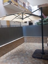 ombrellone decentrato da giardino mt 3x2 beige