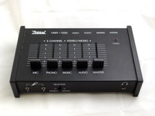 mixer analogico video e audio per editing overdub videocassetta vhs e giradischi