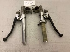 coppia semimanubri usata D 32 con leve e comando gas moto epoca garelli malanca 