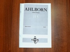 AHLBORN H5 Original Owner's manual - User Instructions manual H-5 Generalmusic