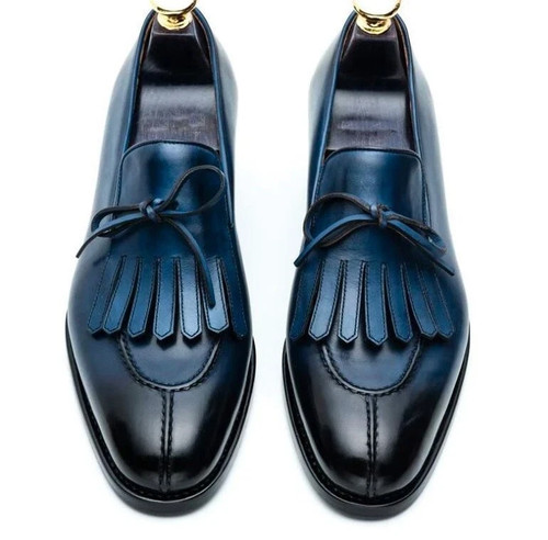 Scarpe slip uomo blu - uomo,