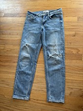 Zara Distressed Skinny Blue