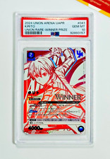 Sword Art Online SAO PSA 10 Kirito #041 Winner Prize Union Arena