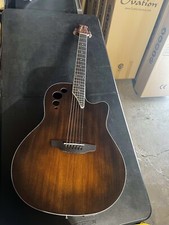 Ovation Applause AE44-7S Chitarra acustica-elettrica media profondità - vernice vintage