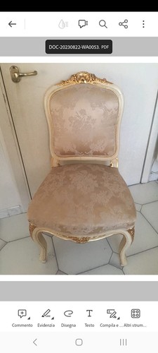 Sedia stile barocco napoletano - barocco,