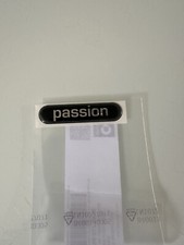 2 ADESIVI SCRITTA " Passion"