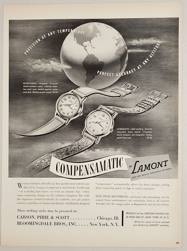 1950 stampa pubblicità lamont - stampa,