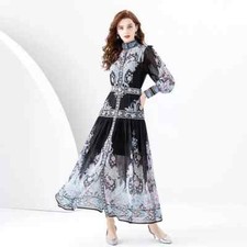 Vestito Abito Lungo Elegante