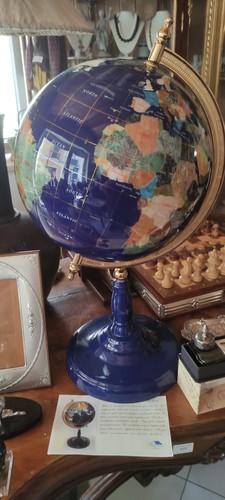 Mappamondo globo pietre - mappamondo,