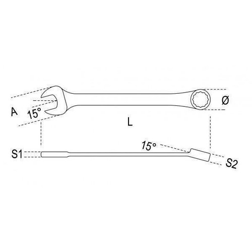 Chiavi combinate cricchetto - combinate,