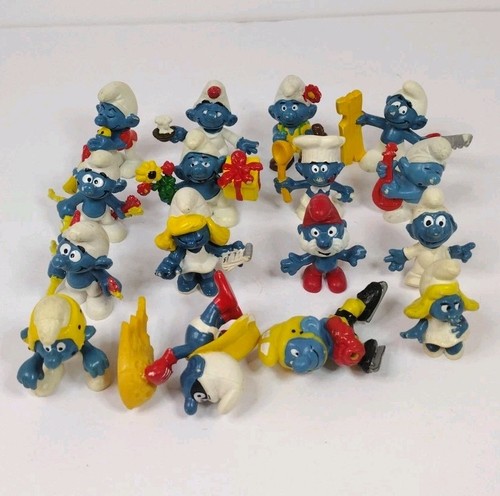 Lotto figurine puffo - lotto,