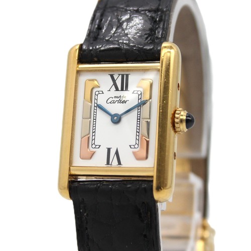 Cartier tank vermeil 5057001 - cartier,