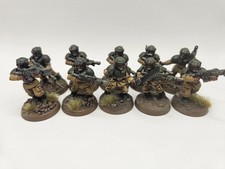 Warhammer 40k Astra Militarum Cadian Truppe d'assalto ben dipinto Guardia Imperiale GW