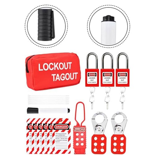 Lockout tagout kit pvc danger - lockout,