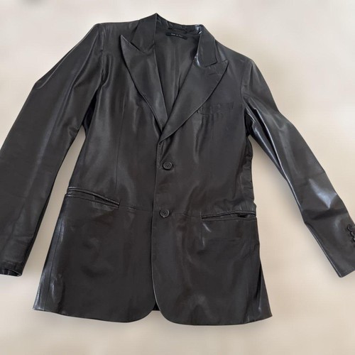 Gucci giacca pelle - pelle, uomo