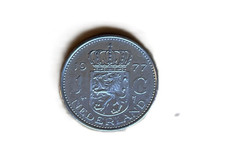 Olanda 1 fiorino 1977 moneta circolata "15k"