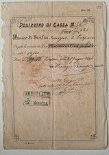 Banco di Sicilia  Polizzino di