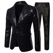 Tuta uomo paillettes festa