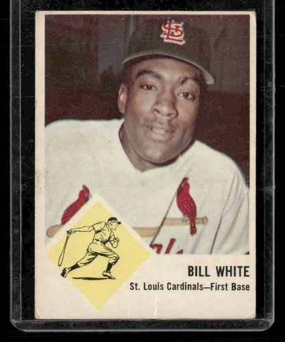1963 fleer bill white - 1963, #63