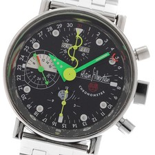 Orologio Uomo Automatico Alain Silberstein Chrono 2 Cronografo Quadrante Nero_904859