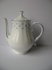 RICHARD GINORI ANTICO DOCCIA PORCELLANA BLU ROYAL CAFFETTIERA/TEIERA GRANDE 10"