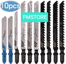 Set di 10 Lame per Seghetto Alternativo TAGLIO METALLO LEGNO ALLUMINIO #1000