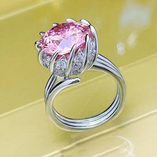 4Ct Round Pink Sapphire