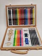 Valigetta in legno, set
